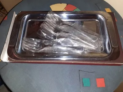Set plateau guy degrenne et 4 fourchettes desserts - Collection - Saint-Satur (18300)