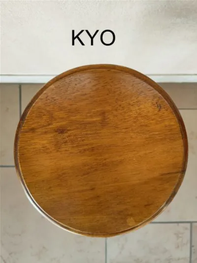 Bout de canapé rond, guéridon, table d'appoint - photo 2