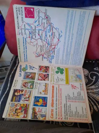 Almanach du facteur 1987 - la poste - Collection - Saint-Satur (18300)