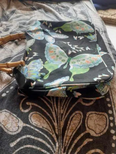 Sac déco papillon brodé de petites perles - Sacs & Maroquinerie - Saint-Satur (18300)