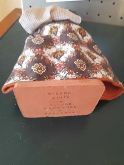 Veritable santon en argile - la bergère - photo 2