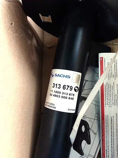 2 amortisseurs avants neufs Sachs pour 207 - photo 2