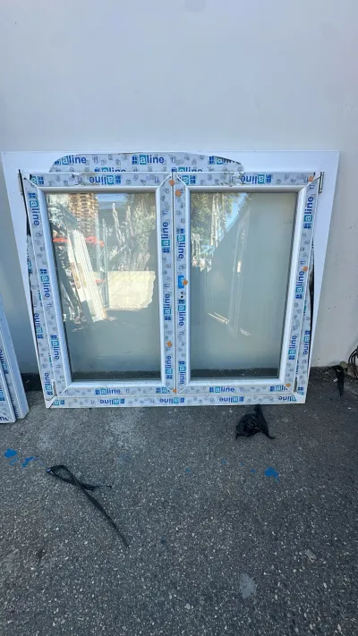 Fenêtre pvc blanc deux vantaux H1200 / L1400 - Bricolage