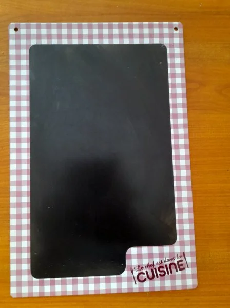 Petit tableau noir en métal de cuisine " - Décoration - Saint-Satur (18300)