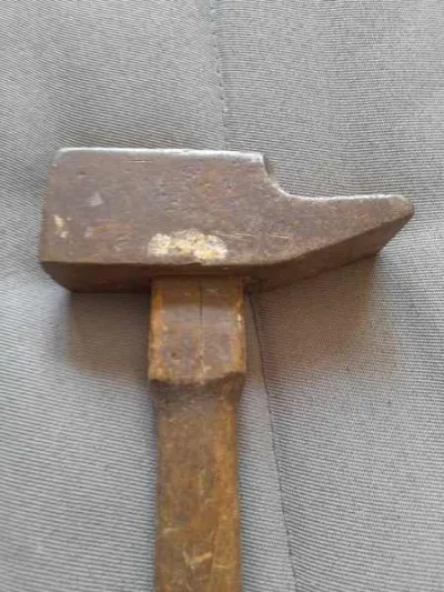 Ancien gros marteau longueur 350 mm - photo 3