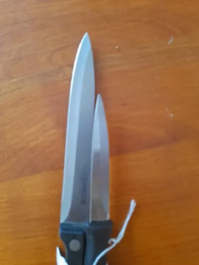 2 couteaux de cuisine inox - photo 2