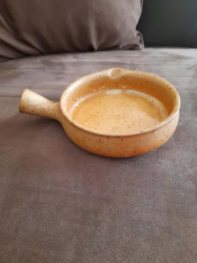 Petit Caquelon ou Poelon en Grès émaillé - Arts de la Table - Saint-Satur (18300)