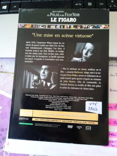 Dvd "le criminel " - CD, DVD & Vinyles - Saint-Satur (18300)