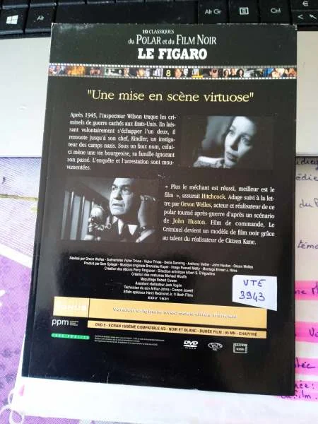 Dvd "le criminel " - CD, DVD & Vinyles - Saint-Satur (18300)