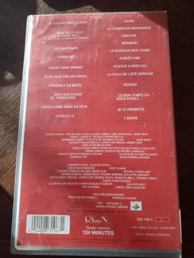 Cassette vhs " johnny halliday" - photo 2