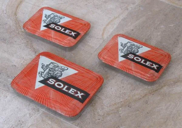 3 boîtes publicitaires anciennes solex - Collection - Maule (78580)