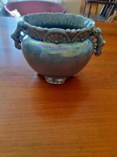 Dauphin en céramique style chaudron - photo 4