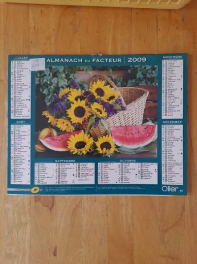 Almanach du facteur 2009 - la poste - photo 2