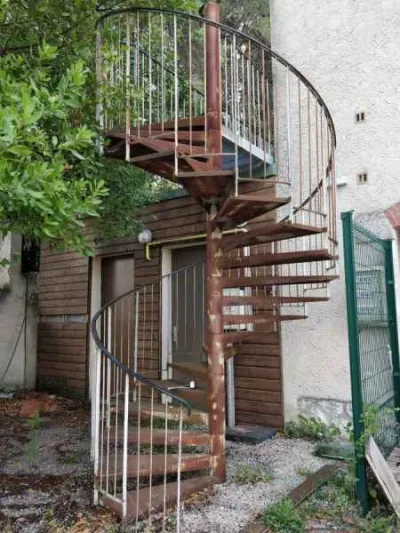 Escalier colimaçon,garde corps,passerelle caillebo - photo 3