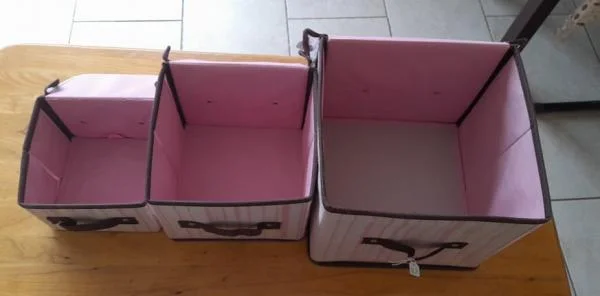 3 cubes de rangements encastrables avec couvercles - Collection - Saint-Satur (18300)