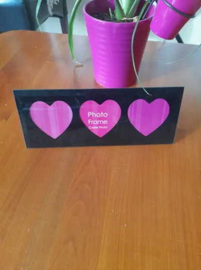 Cadre en verre rectangulaire 3 photos - Décoration - Saint-Satur (18300)