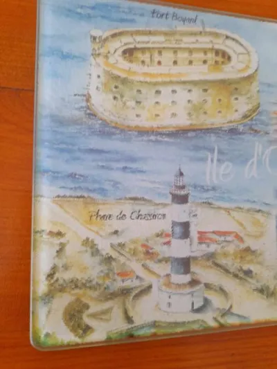 Dessous de plat en verre ile d'oleron - photo 3