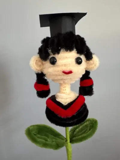 Poupée de remise de diplôme au cure pipe avec tige - Jeux & Jouets - Bussy-Saint-Georges (77600)