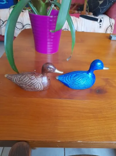 2 canard de décoration alliage de métaux - photo 4