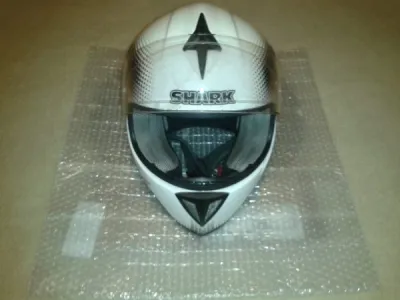 Casque neuf shark white - Équipements Moto - Compiègne (60200)