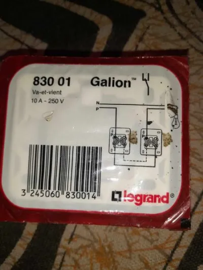 Interrupteur va et vient legrand galion - Bricolage - Saint-Satur (18300)