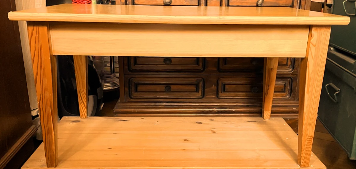 Table basse rectangulaire en chêne 84x50 cm H 45cm - Meubles - Paris 16e Arrondissement (75016)