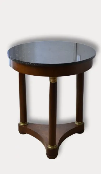 Guéridon style empire trypode en acajou xixème - Meubles - Pantin (93500)