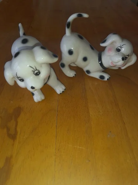 2 dalmatiens en céramique - Décoration - Saint-Satur (18300)