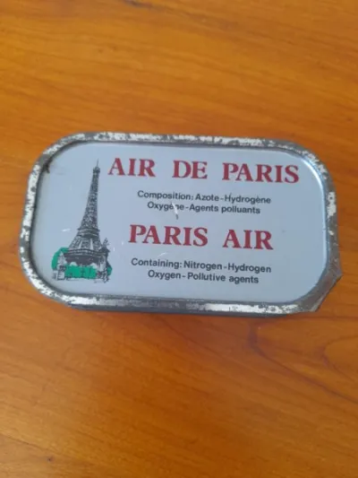 Ancienne boite en métal " air de paris - gadluco - photo 4