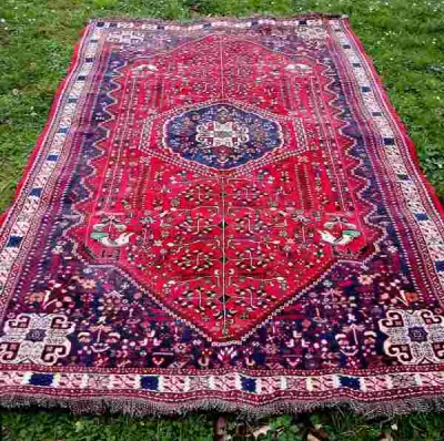Tapis persan yalameh - qashqai 284 x 210 cm top - Décoration