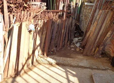 Piquet / cornière acier 1 m 80 cm 35 x 35 cm - Restauration