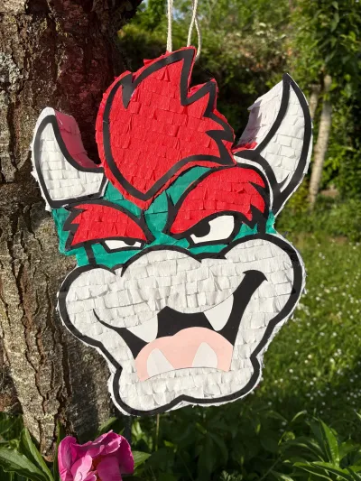 PINATA BOWSER MARIO BROSS H39xP10x28CM NEUF - Jeux & Jouets - Bussy-Saint-Georges (77600)
