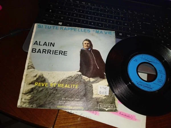 45t " alain barriére " - CD, DVD & Vinyles - Saint-Satur (18300)