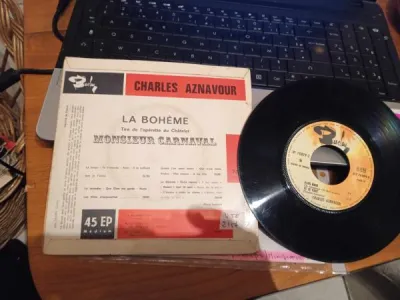 45t " charles aznavour " - photo 2