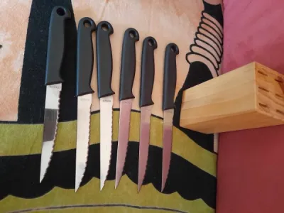 Presentoir 6 couteaux stainless - photo 4