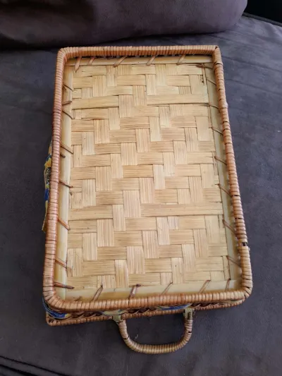 Panier en Osier et Rotin Rectangulaire - photo 4