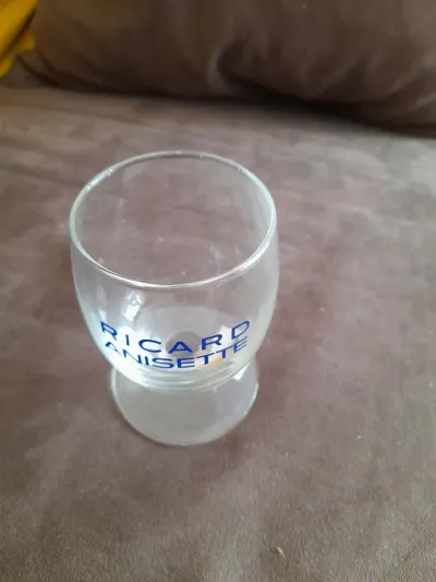 Verre à Pied Publicitaire Transparent Ricard - photo 2