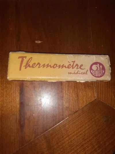 Ancien thermomètre à mercure - fièvre - photo 4