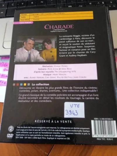 Dvd " charade " - CD, DVD & Vinyles - Saint-Satur (18300)