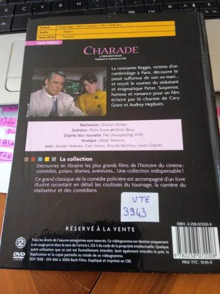 Dvd " charade " - CD, DVD & Vinyles - Saint-Satur (18300)