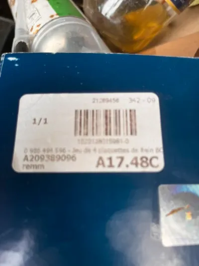 Plaquettes de frein avant arrière, Bosch - photo 2