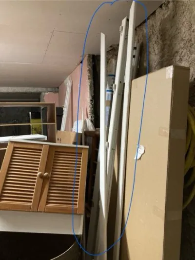 Baie vitrée et volets en bois - photo 3