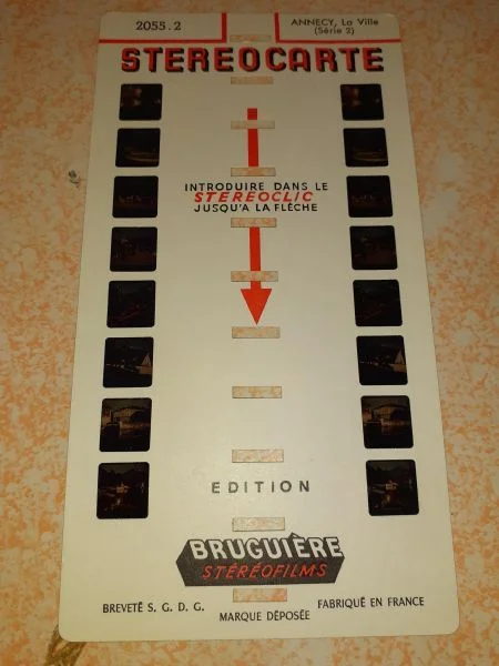 Stéréocarte 2055 annecy (2) "la ville" - Collection - Saint-Satur (18300)