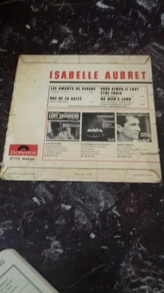 45 t isabelle aubret - 4 titres - CD, DVD & Vinyles - Saint-Satur (18300)