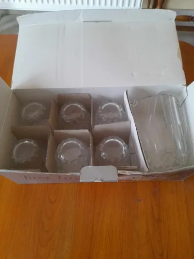 Set à whisky 8 pièces en verre first - line - Collection - Saint-Satur (18300)