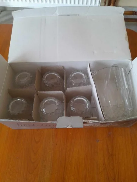 Set à whisky 8 pièces en verre first - line - Collection - Saint-Satur (18300)