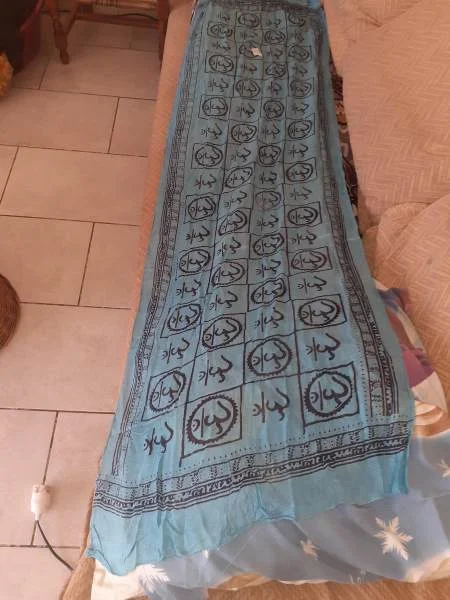 Foulard ethnique en coton - Vêtements Femme - Saint-Satur (18300)