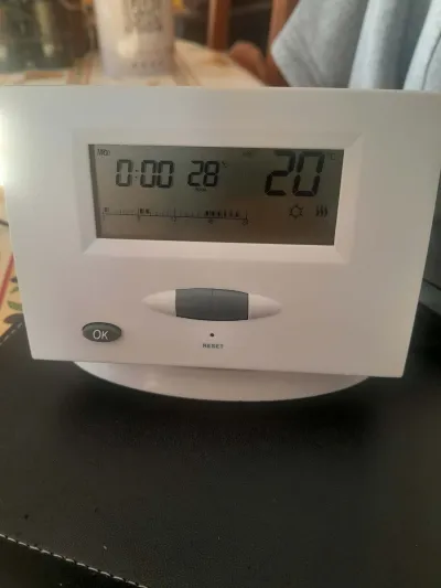 Thermostat programmable à Rouleau Tactile sans fil - Décoration