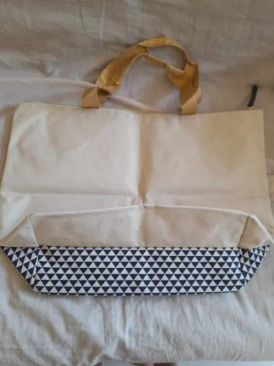 Sac de plage / sac cabas crème " sweet summer " - Sacs & Maroquinerie - Saint-Satur (18300)