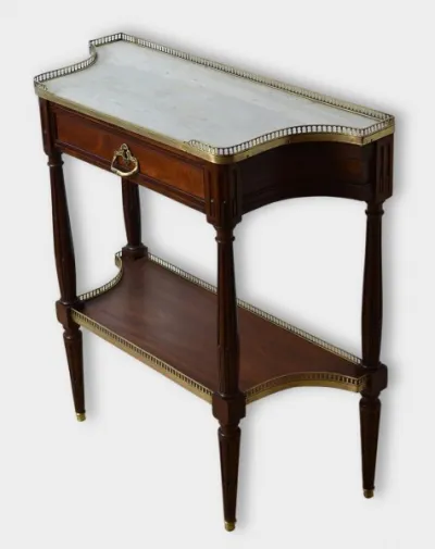 Console style louis xvi en acajou xixè - photo 2